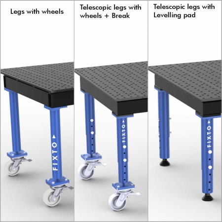 D28 -2D-LEAN  MODULAR WELDING TABLE 2000mm x 3000mm x 750/900