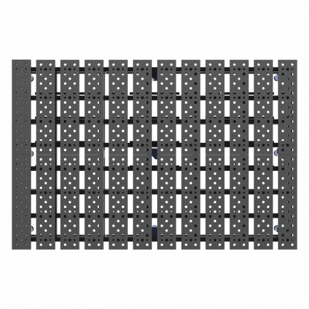 D-28 2D SLOTTED  MODULAR WELDING TABLE 2000mm x 2950mm x 750/900