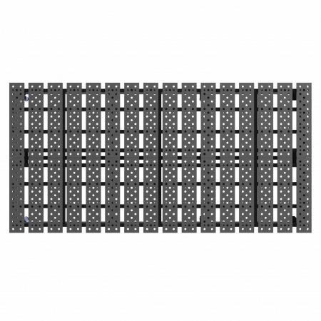 D-28 2D SLOTTED  MODULAR WELDING TABLE 2000mm x 3950mm x 750/900